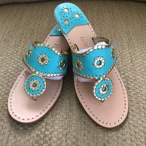 Jack Rogers mid wedge sandals 7m